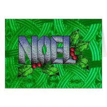Celtic Noel in Stained Glass Greeting Cards