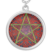 Celtic Pentagram Personalised Necklace