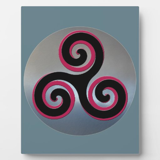 Celtic Powerful Good Luck Symbols Plaque Zazzle