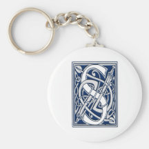 Celtic S Monogram Key Chains