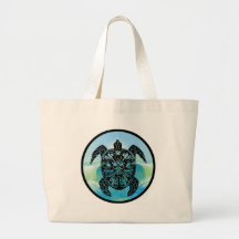Celtic Sea Turtle Canvas Bag