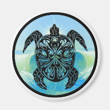 Celtic Sea Turtle Fridge Magnet