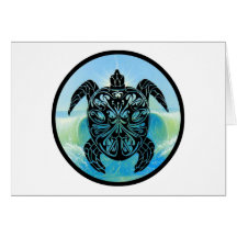Celtic Sea Turtle Greeting Cards