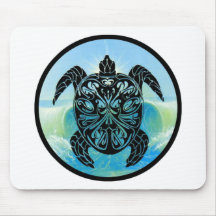 Celtic Sea Turtle Mouse Pads