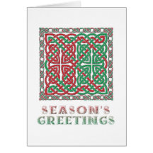 Celtic Season's Greetings Card