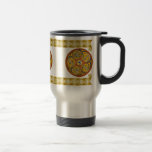 Celtic Spiral Art Mugs, Lughnasadh Design #2