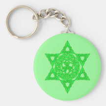 Celtic Star of David Keychain