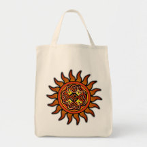 Celtic Sun 4 Canvas Bag