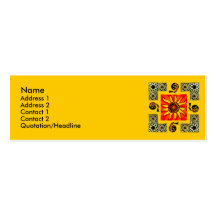 Celtic Sun Mandala Profile Card Business Card