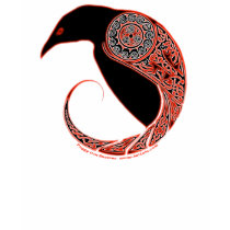 Celtic T-Shirts, Morrigan Raven Design