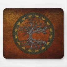 Celtic Tree of Life Mouse Mats