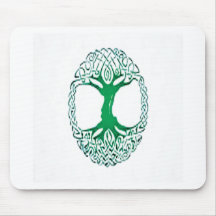 celtic tree of life mousepad