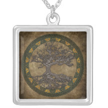 Celtic Tree of Life Personalised Necklace