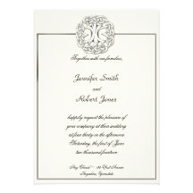 Celtic Tree of Life Wedding Invitation
