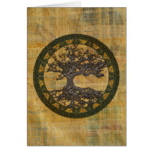 Celtic Tree of Life [Yggdrasil] Card