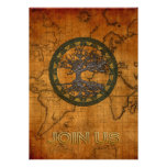 Celtic Tree of Life [Yggdrasil] Personalized Announcement