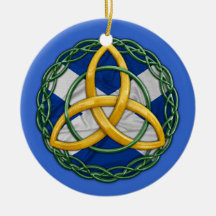 Celtic Trinity Knot Christmas Tree Ornaments