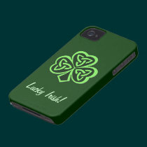 CelticThree Leaf Clover Design Phone Case casemate cases