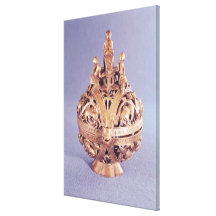 Censer surmounted by an angel stretched canvas prints