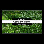 Center Band 5 Spots - Woodland Flowers business cards