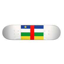 Central African Republic Flag Custom Skateboard