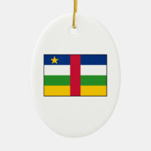 Central African Republic Flag Ornaments