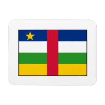 Central African Republic Flag Rectangle Magnet