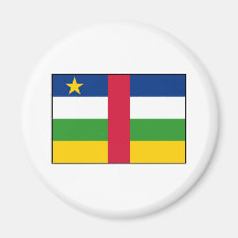 Central African Republic Flag Refrigerator Magnet