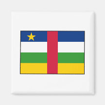 Central African Republic Flag Refrigerator Magnets