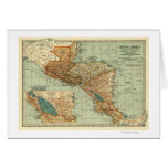 Central AmericaPanoramic MapCentral America 2 Greeting Card