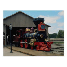 Central Pacific, 4-4-0 Postcard