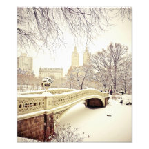 Central Park Snow - Winter New York Photo