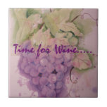 Ceramic tile-Time for Wine