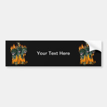 Cerberus In Hell Bumper Sticker