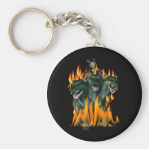 Cerberus In Hell Keychain