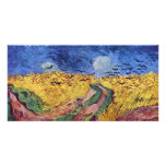 Cereal Box With The Crows By Vincent Van Gogh Custom Photo Card