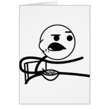 Cereal Guy Greeting Card