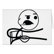 Cereal Guy Greeting Card