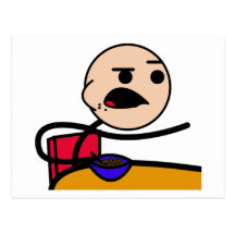 Cereal Guy in Colour! Postcard