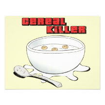 cereal killer custom invitations