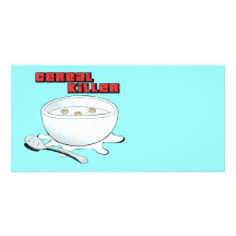 cereal killer photo card