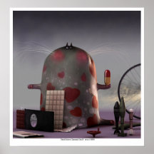 ceremonial cats II ( cat no. 6 ) Poster