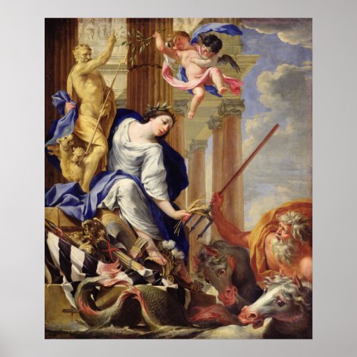 Ceres Vanquishing the Attributes of War Print