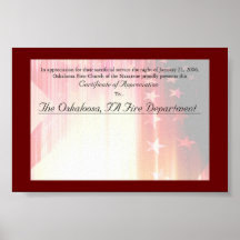 certificate poster