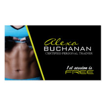 Certified Personal Trainer Business Card