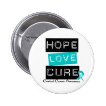 Cervical Cancer Hope Love Cure Buttons