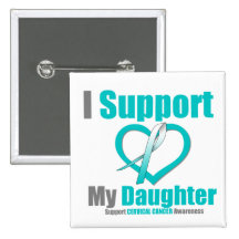 Cervical Cancer I Support My Daughter Pin