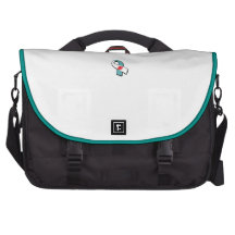 Cervical Cancer Ribbon & Maple Leaf Laptop Bag