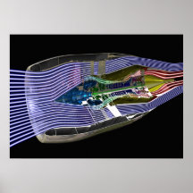 CFM56-5 Turbofan Jet Engine Print