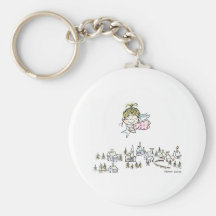 CH-010 Christmas Angel Key Chain